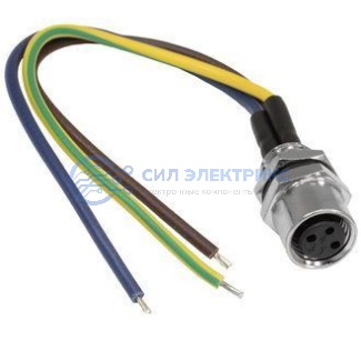 фото Разъём цилиндрический малогабаритный 8-3F-HMZ8-10CM