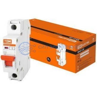фото Автоматический выключатель ВА47-29 1P 32A, 4.5 kA, характеристика C