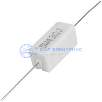 фото Резистор мощный постоянный RX27-1, 43 Ом, 5 Вт, допуск 5%, серия SQP5