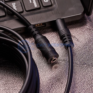 фото Шнур Стерео 3,5мм гнездо - Стерео 3,5мм штекер, 5м REXANT