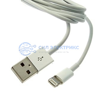 Шнур для мобильных устройств USB to iPhone 5 Round 1m фото Шнур для мобильных устройств USB to iPhone 5 Round 1m