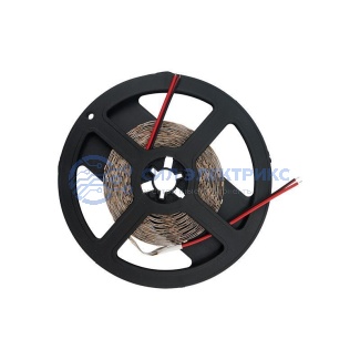 фото LED лента 5м 12 В, 6 мм, S-образная плата, IP23, SMD 2835, 60 LED/m, цвет свечения теплый белый (3000 К) LAMPER