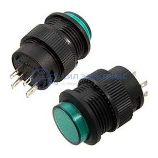 фото Кнопочный переключатель R16-503BD-G NON LOCK