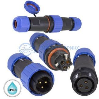 фото Герметичный разъем SP16-3P
