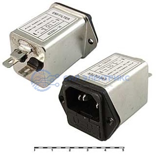 фото Фильтр сетевой DL-10DZ2R 10A. 250V