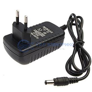 Импульсный блок питания, адаптер 220В/12В, постоянный ток (DC), 24 Вт, 2 A, штырьковый разъем 2.1х5.5 мм фото Импульсный блок питания, адаптер 220В/12В, постоянный ток (DC), 24 Вт, 2 A, штырьковый разъем 2.1х5.5 мм