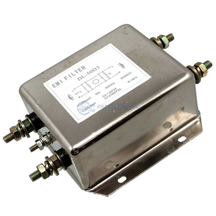 Фильтр сетевой DL-50D3 фото Фильтр сетевой DL-50D3