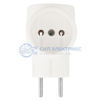 Евротройник электрический без заземления 220 В, 6A REXANT Индивидуальный пакет фото Евротройник электрический без заземления 220 В, 6A REXANT Индивидуальный пакет