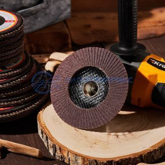 фото Круг лепестковый торцевой, P120, 125х22,2мм KRANZ