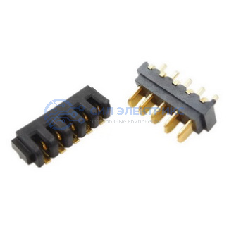 фото Прижимной разъем CCSA-MF2.0-P05, 5 контактов, 5 А, шаг 2 мм