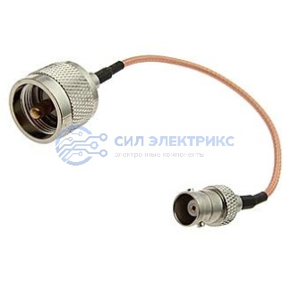 фото Высокочастотный разъем UHF-P/BNC-J RG316 15cm