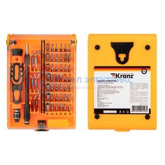 фото Набор отверток для точных работ 54 предмета KRANZ