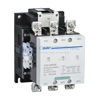 фото Контактор вакуумный CJX1-225/22K 225А(АС3) 2НО+2НЗ AC/DC 380В 50/60Гц