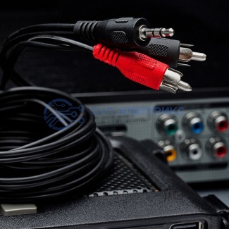 фото Шнур Стерео 3,5мм - 2 RCA, 3м REXANT