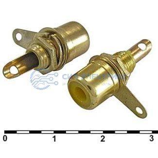 фото Разъем (панель) 7-0234Y GOLD / RS-115G