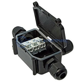 Коробка распределительная BOX-3 IP65 3pin PC923B 10A/450V фото Коробка распределительная BOX-3 IP65 3pin PC923B 10A/450V