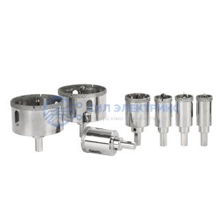 Коронка алмазная 60 мм по керамограниту с центровочным сверлом Kranz фото Коронка алмазная 60 мм по керамограниту с центровочным сверлом Kranz