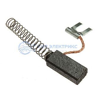 фото Графитовая щетка для электродвигателя brush 5x8x19 spring