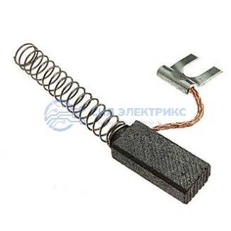 фото Графитовая щетка для электродвигателя brush 5x8x19 spring