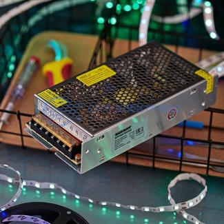 фото Источник питания 220 V AC/12 V DC 12,5 A 150 W с разъемами под винт, без влагозащиты (IP23)