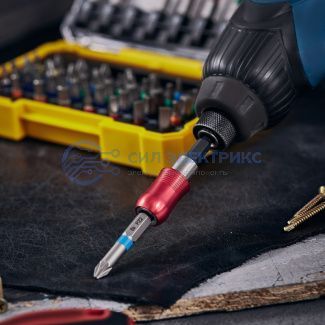 фото Набор бит с магнитным держателем 25-50 мм, 49 шт. (50 шт./уп.) Kranz