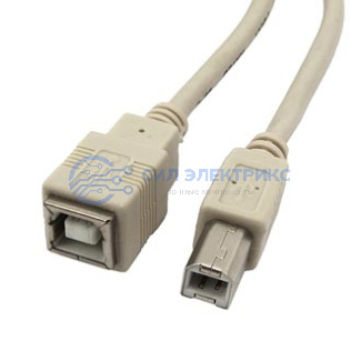 фото Кабель USB-B M USB-B F 1.8m