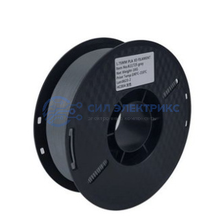 фото Филамент для 3D-принтера PLA-1.75-GRY-1KG