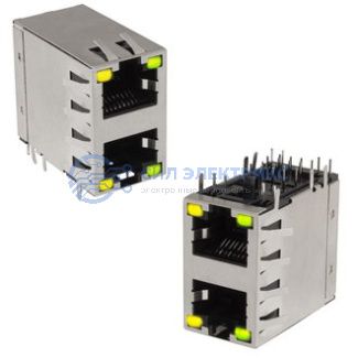 фото Сетевые розетки TJ9-8P8-01 LED
