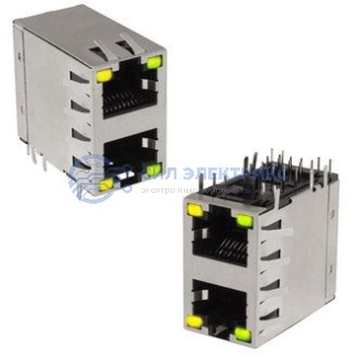 фото Сетевые розетки TJ9-8P8-01 LED