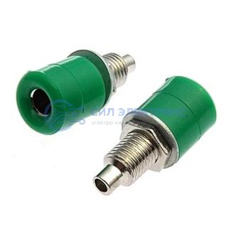фото Штекер (гнездо, клемма) Z031 4mm Socket GREEN