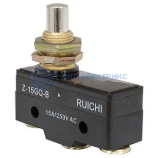 Микропереключатель Z-15GQ-B 15A/250VAC фото Микропереключатель Z-15GQ-B 15A/250VAC