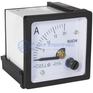 фото Прибор постоянного тока Амперметр 20А (48х48)