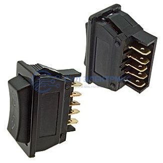 Клавишный переключатель ASW-01, черный, 1 положение, номинальное напряжение 250 В, ток 6 А фото Клавишный переключатель ASW-01, черный, 1 положение, номинальное напряжение 250 В, ток 6 А