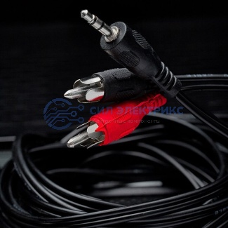 фото Шнур Стерео 3,5мм - 2 RCA, 5м REXANT