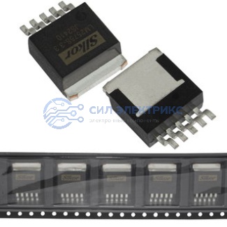фото Микросхема питания LM2575S-3.3, 3.3V, 1A, корпус TO-220, от -40°C до +125°C