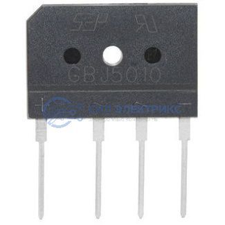 фото Диодный мост GBJ5010, 50 А, 1000 В, однофазный, корпус GBJ