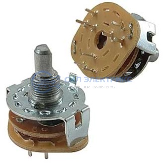 фото Переключатель SR25-1-3-2, на плату, номинальное напряжение 250 В, ток 10 А