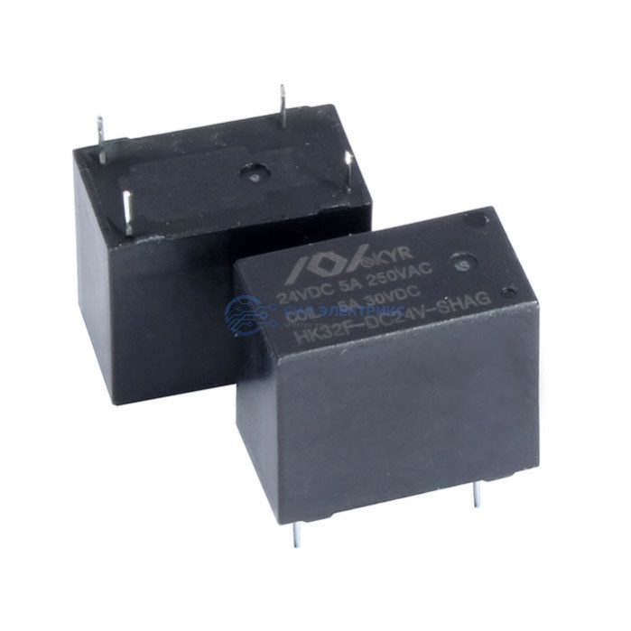 Реле HK32F-DC24V-SHAG HKE, 24VDC, 5A, тип контактов: переключающий (DPDT), сила удержания: 95 г, рабочая температура: -40°C до +85°C фото Реле HK32F-DC24V-SHAG HKE, 24VDC, 5A, тип контактов: переключающий (DPDT), сила удержания: 95 г, рабочая температура: -40°C до +85°C