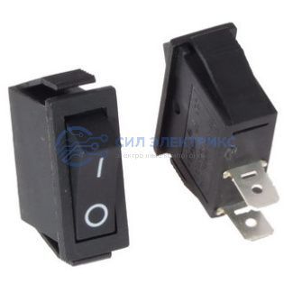 фото Клавишный переключатель RS-101-1C, on-off, номинальное напряжение 250 В, ток 6 А