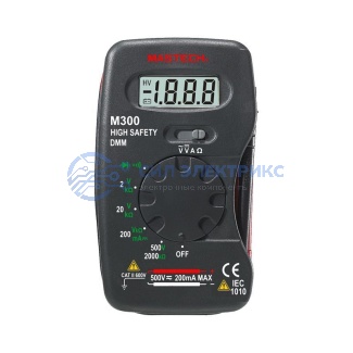 Портативный мультиметр M300 MASTECH фото Портативный мультиметр M300 MASTECH