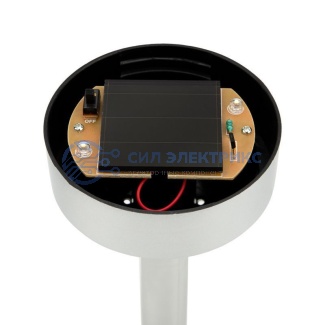 фото Светильник светодиодный ШАР ф250 LED Lamper встроенная солнечная панель, аккумулятор, датчик света