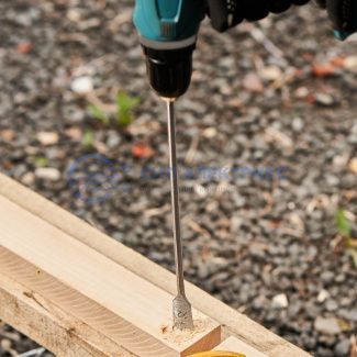 Сверло перовое по дереву 22х300 мм (шестигранный хвостовик) REXANT фото Сверло перовое по дереву 22х300 мм (шестигранный хвостовик) REXANT