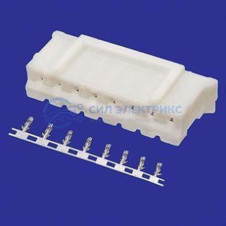 фото Разъем питания низковольтный HB-08 (MU-8F) шаг 2.0mm, 8 контактов