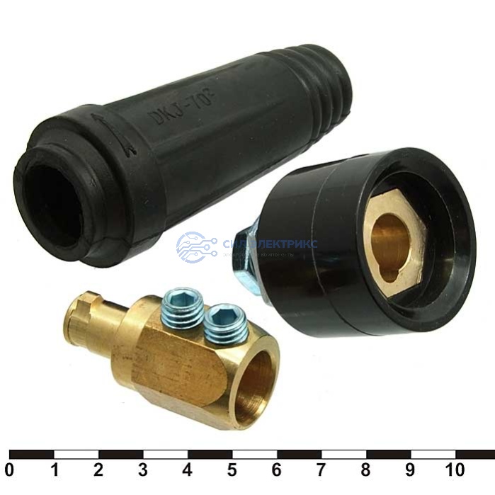 Розетка силовая DKJ-1 400A 50-70mm2 фото Розетка силовая DKJ-1 400A 50-70mm2