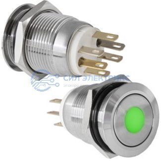 фото Кнопка антивандальная LAS1GQ-11D/G/N on-(off)+off-(on)