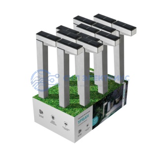 фото Светильник садовый LAMPER Урбан LED с солнечной панелью и аккумулятором