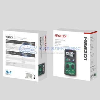 фото Измеритель сопротивления изоляции MS5201 MASTECH
