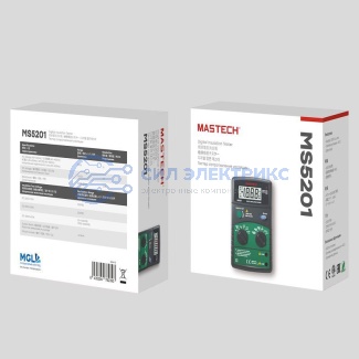 фото Измеритель сопротивления изоляции MS5201 MASTECH