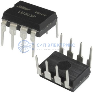 фото Компаратор LM393P, 1,3 мкс, 2–36 В, корпус DIP-8