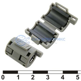 фото Фильтр ферритовый на провод ZCAT1518-0730 (grey)